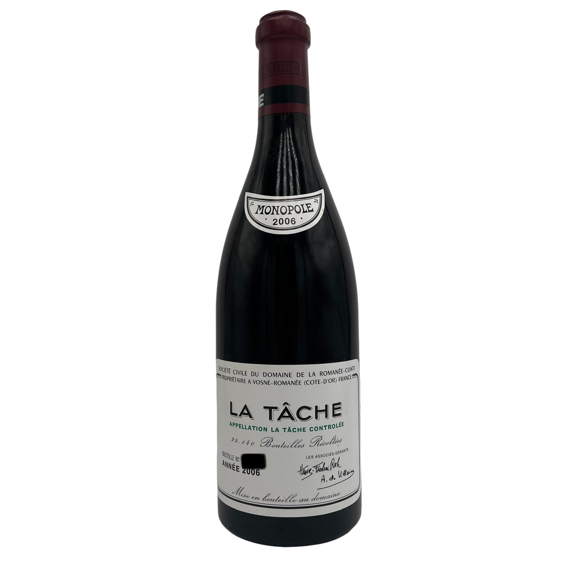 2006年罗曼尼康帝.拉塔希葡萄酒 La Tache 750ml*1