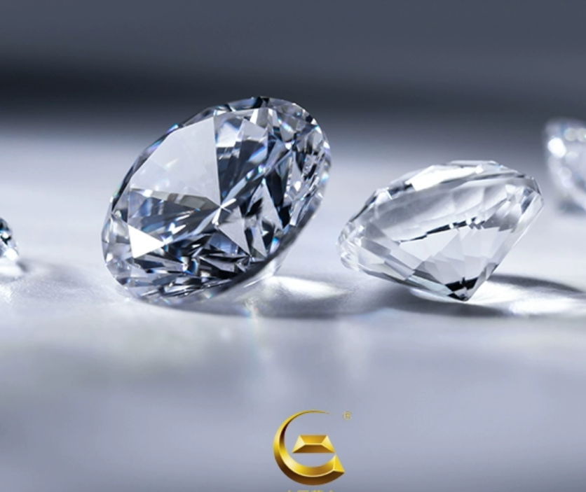 中国黄金培育钻石裸石系列工厂直发超高性价比支持复检 VS2/微瑕 D 80分