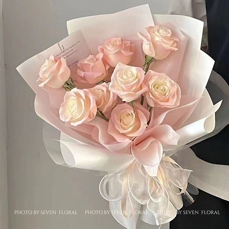 粉嫩玫瑰香皂花束成品母亲节包装送女朋友闺蜜毕业生日礼物