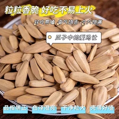 咔嚓咔嚓超好嗑~简直就是瓜子中的保时捷！大果仁大颗粒，厚实饱满，皮薄易嗑