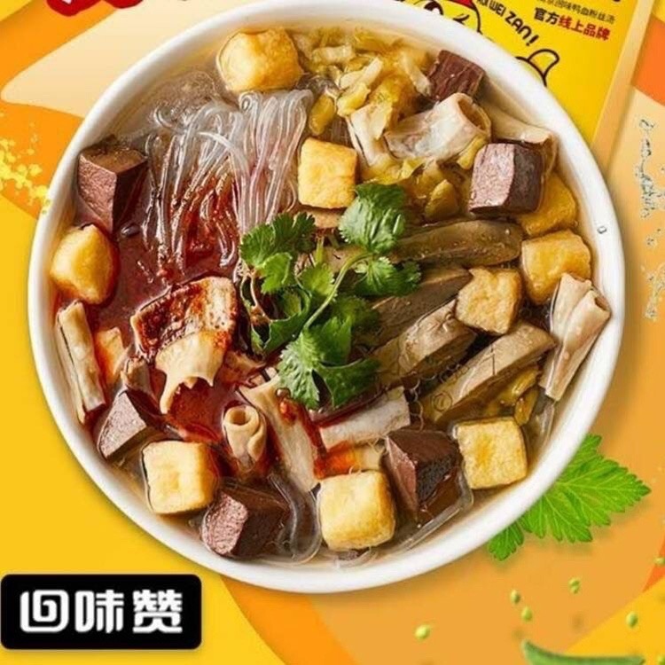 回味赞鸭血粉丝方便速食食品夜宵地方特产正宗南京美食老鸭粉丝汤