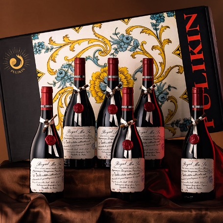 礼盒6瓶装 意大利18度干红葡萄酒 3种明星葡萄酿造 18个月橡木桶陈酿