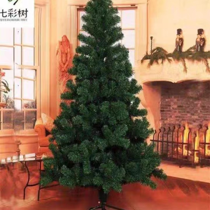 新疆包邮圣诞树1.2/1.5/1.8/2.1/2.4/3米家用裸树仿真绿色DIY圣诞