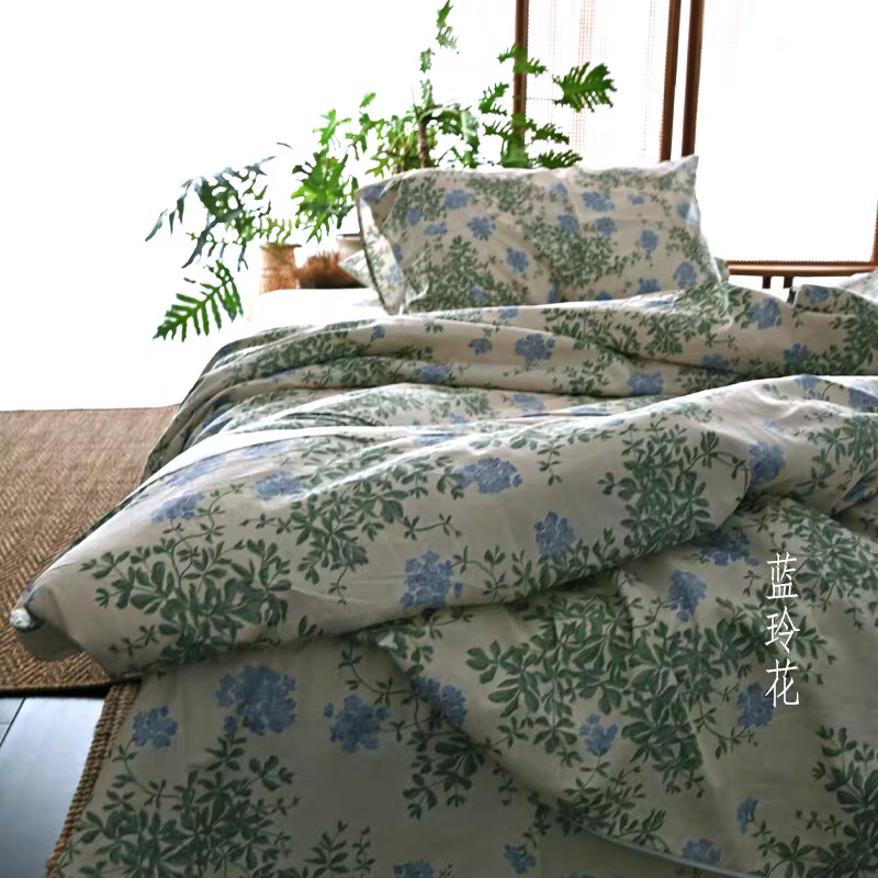纯棉四件套被套单件单人1.5双人2.0被罩全棉床单床笠宿舍三件套纯棉舒适特价促销清仓