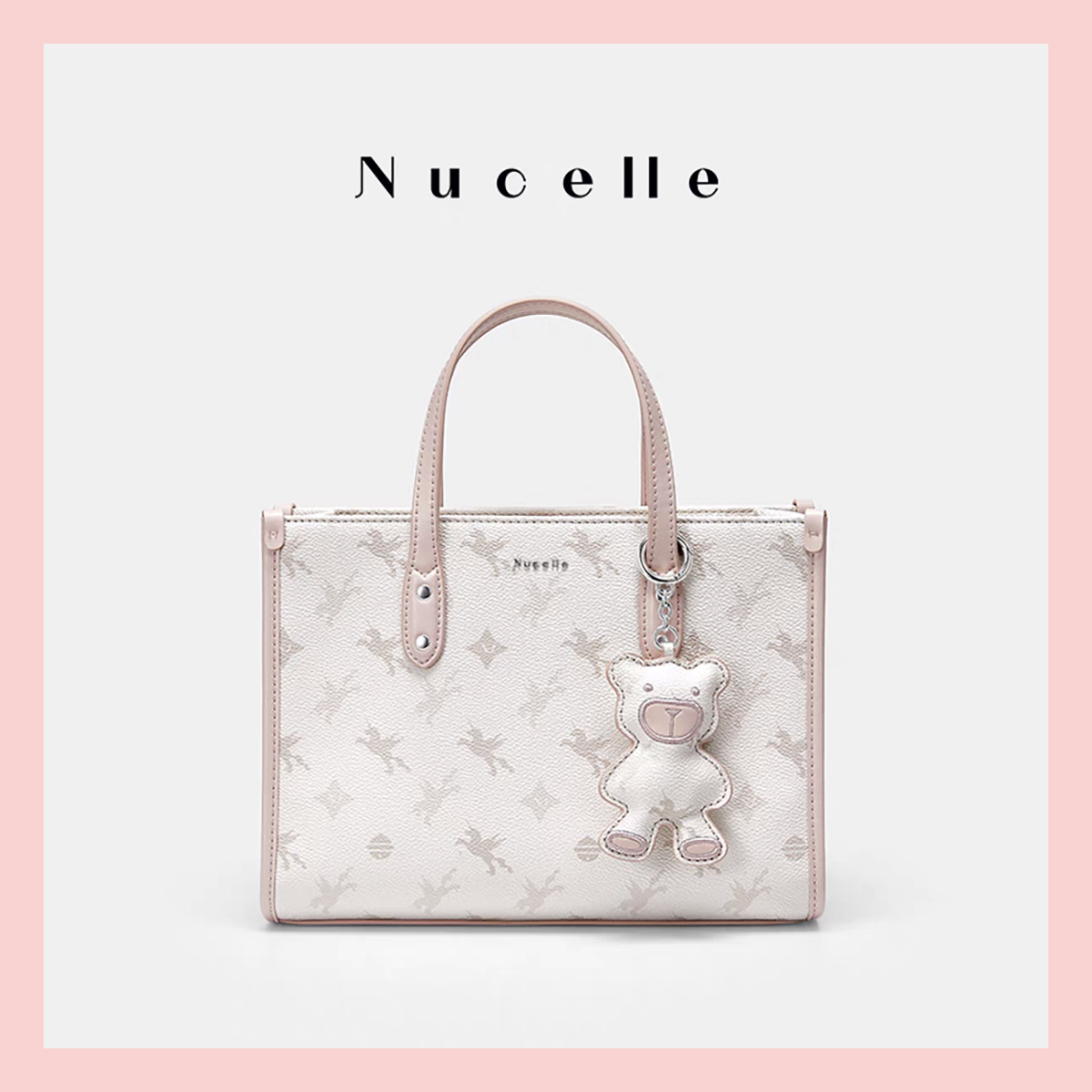 叶叶2025新款飞马小公文托特包单肩斜挎包老花高级感手提女包