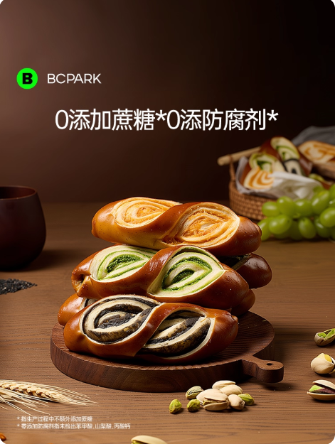 全麦碱水棒面包早餐整箱开心果味碱水棒肉松味夹心面包速食