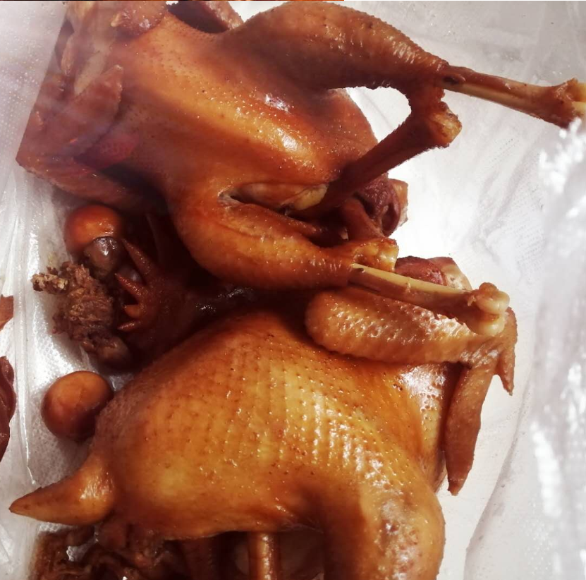 云南特产正宗弥勒竹园卤鸡卤味1000克包邮