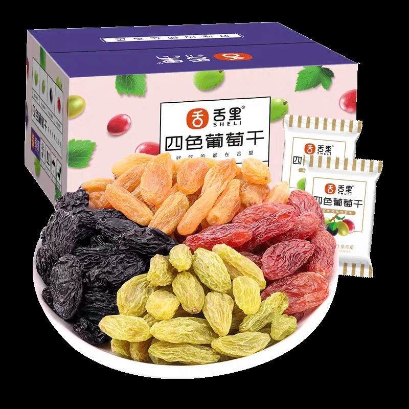 新疆特产新疆食品新疆干果四色葡萄干