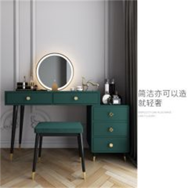 轻奢梳妆台收纳柜一体 小户型卧室网红ins风现代简约 北欧化妆桌